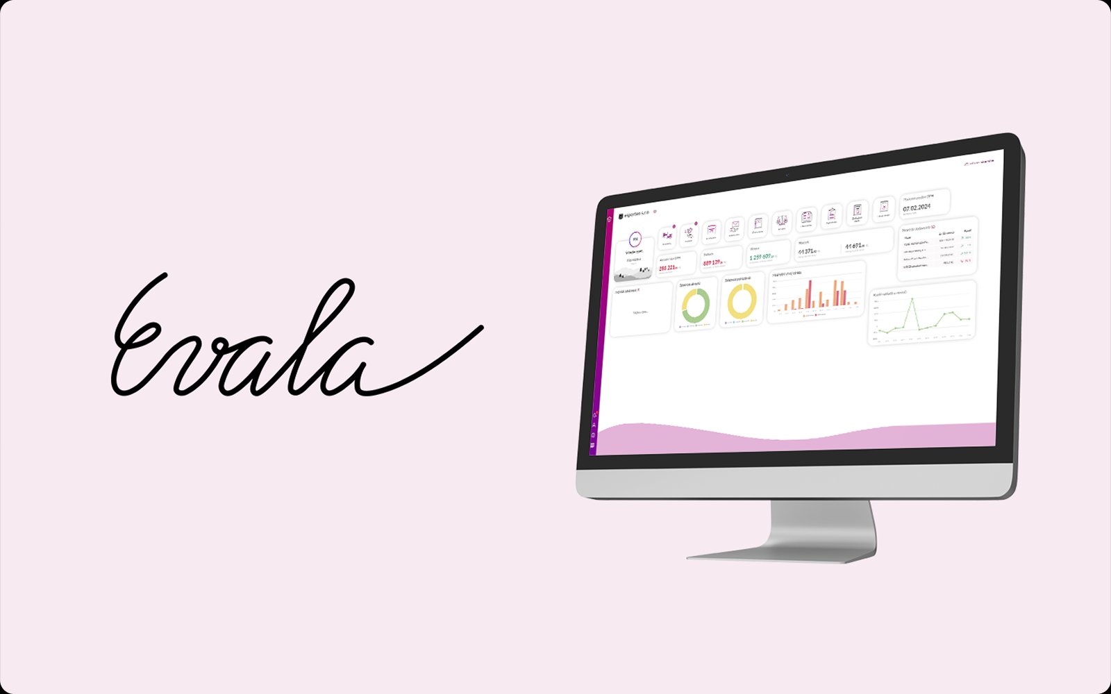 Evala dashboard preview